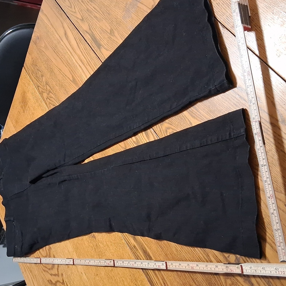 SPANX Jeans Womens MEDIUM BLACK FLARE FLARED DENIM Used  Preowned Cowboy Western